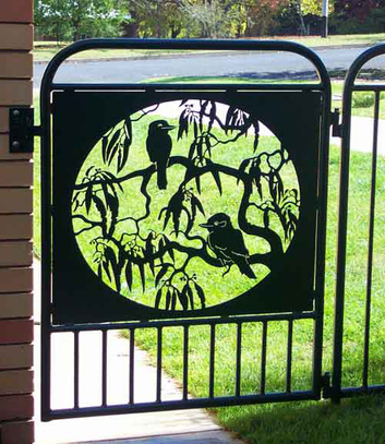 metal art wrought iron gate